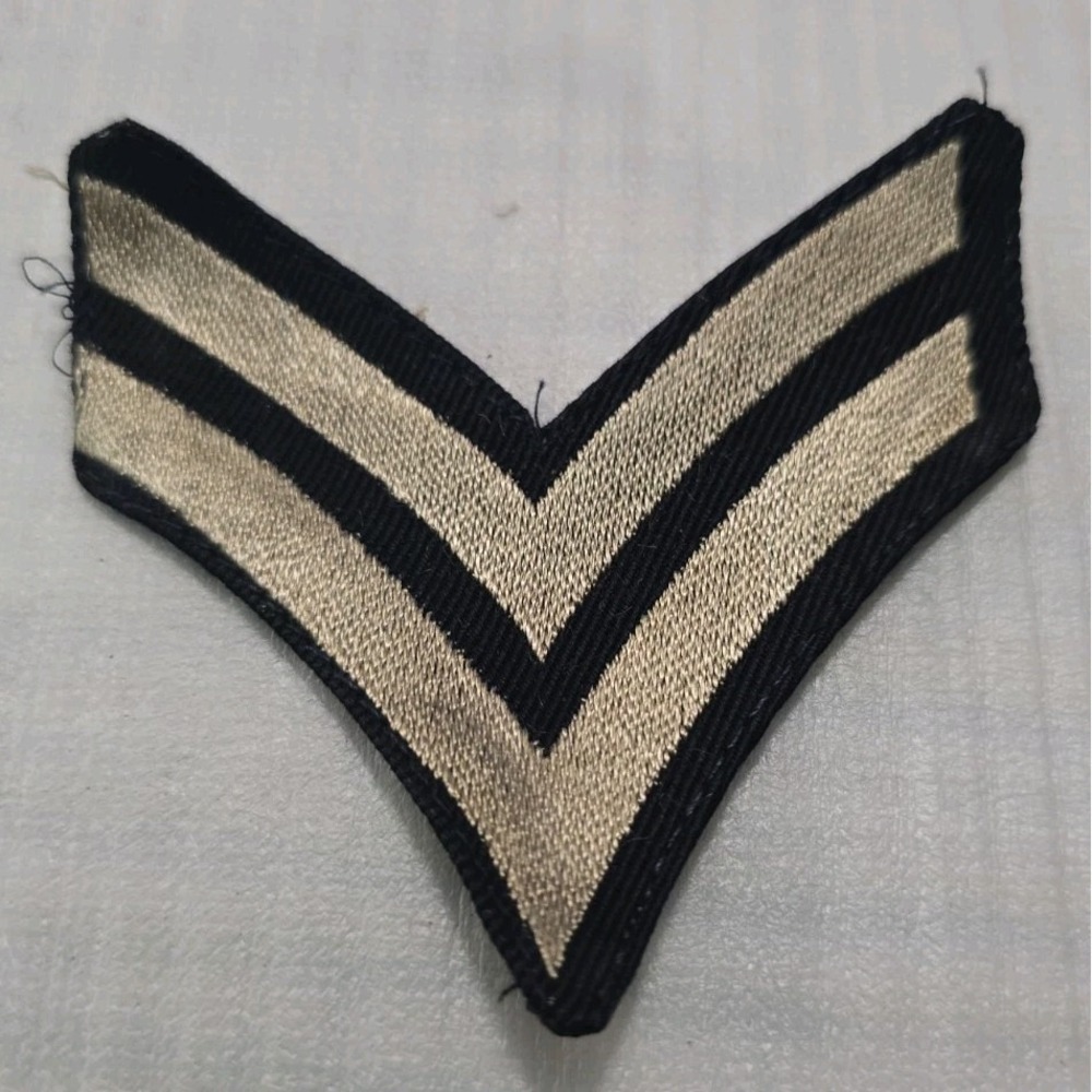 World War II Corporal Rank Insignia Patch